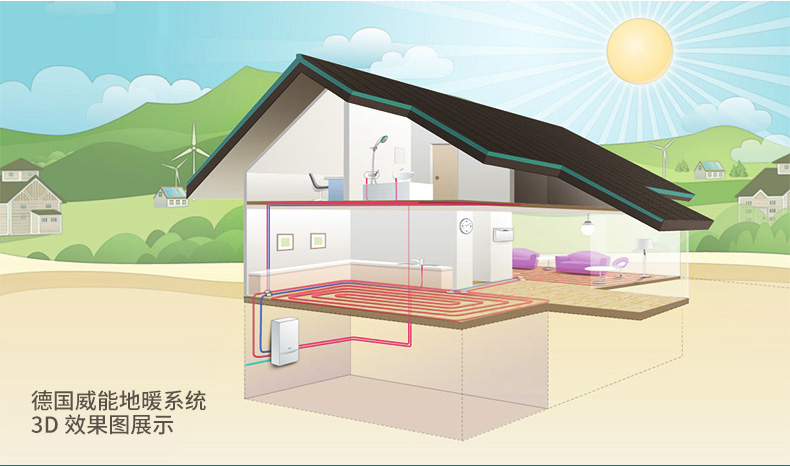 威能地暖，長沙地暖，威能壁掛爐，散熱片